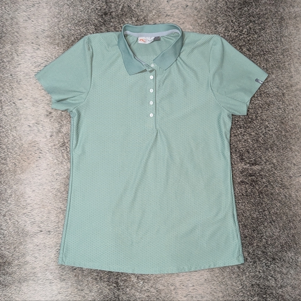 KJUS Signe Polo Short Sleeve Sage Green Women's Small